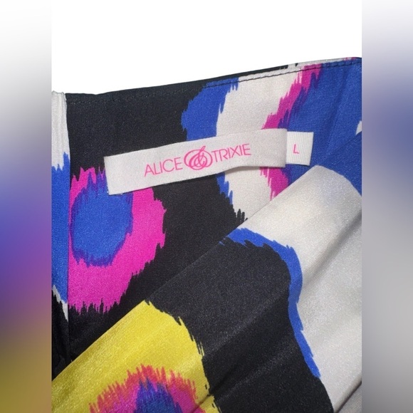Alice and Trixie Multicolor Cocktail Mini Dress Size Small/Medium - Picture 11 of 11